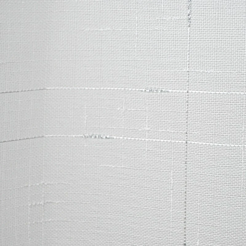 Silver And Gold Checkered Yarn-dyed Sheer Curtain Fabrics factory